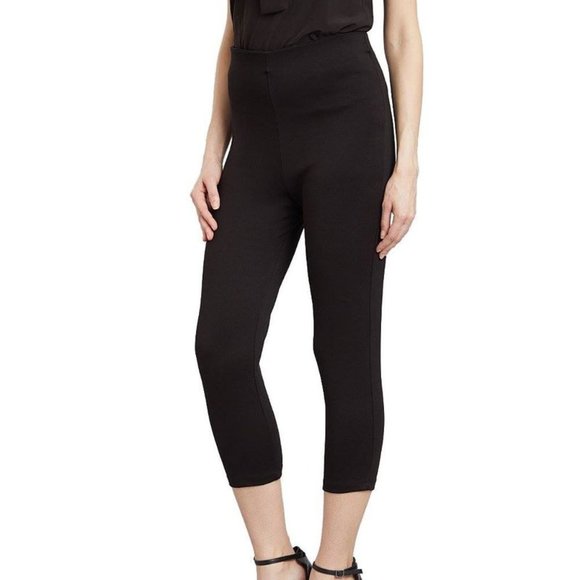 Elliot & Vine High-Rise Ponte Knit Cropped Pants - Picture 1 of 5